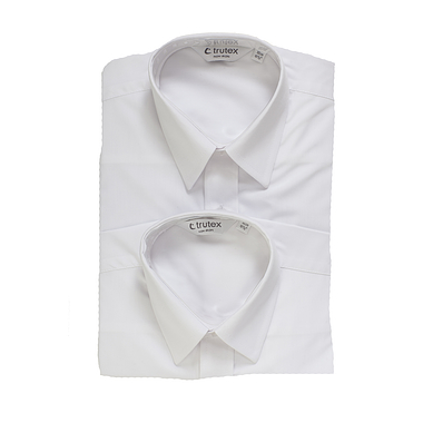 Trutex Short Sleeve White Shirts